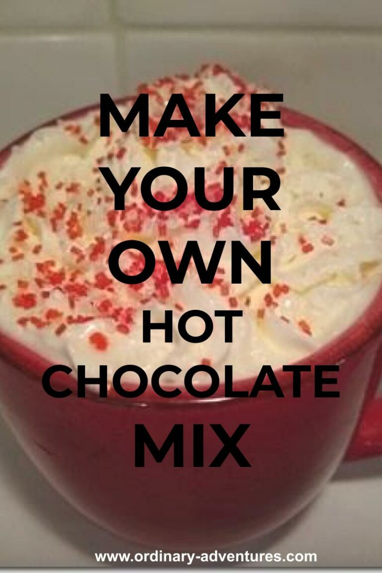 How to make Instant Hot Chocolate Mix from Scratch Ordinary Adventures